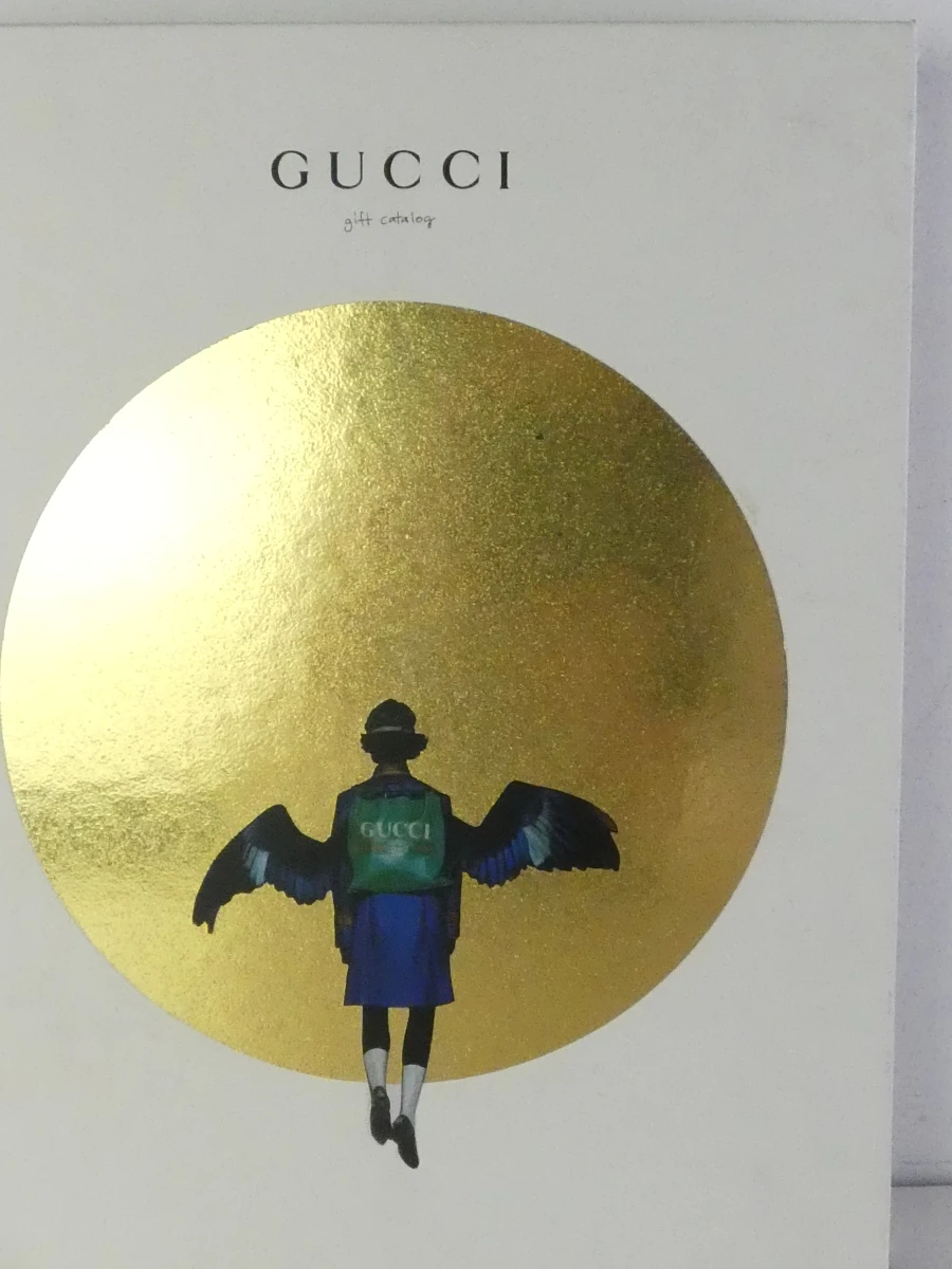 Gucci gift catalog boek met illustraties