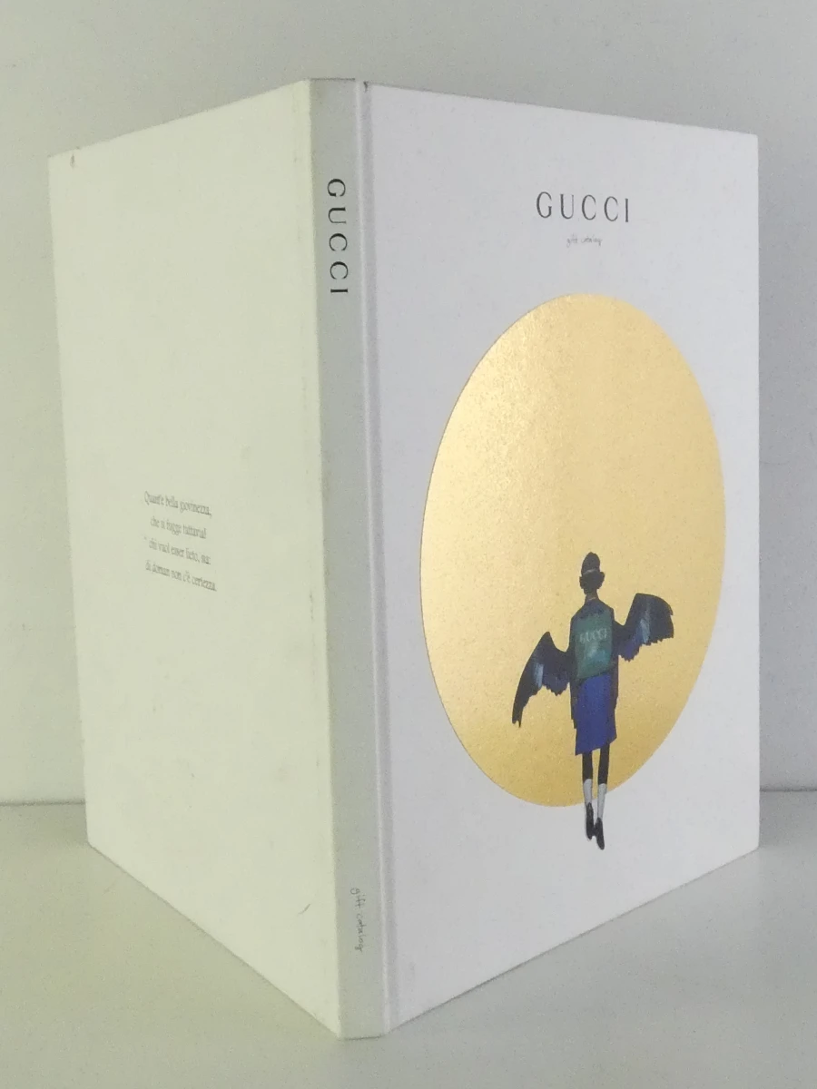 Gucci gift catalog boek met illustraties