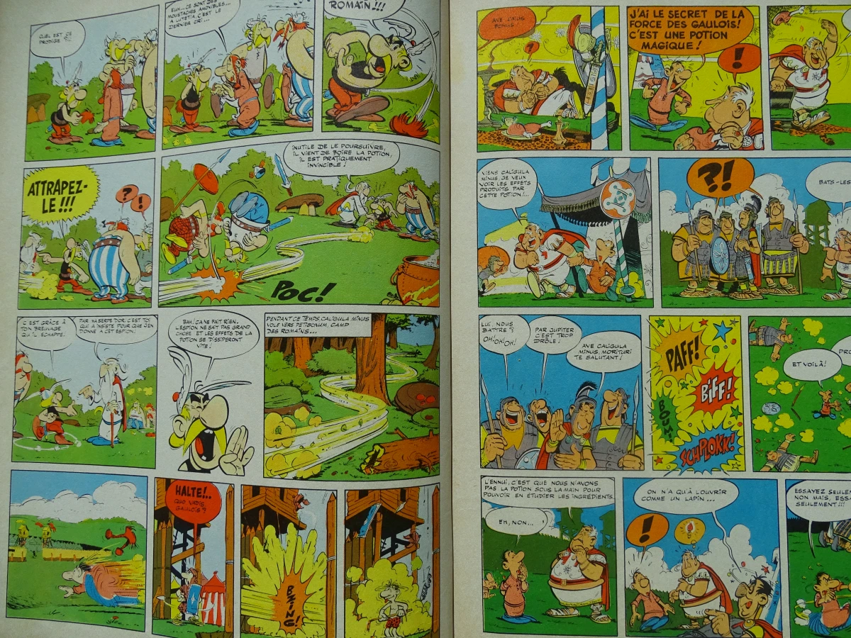 17 Franse; waarbij eerste drukken; stripverhalen "Asterix"
