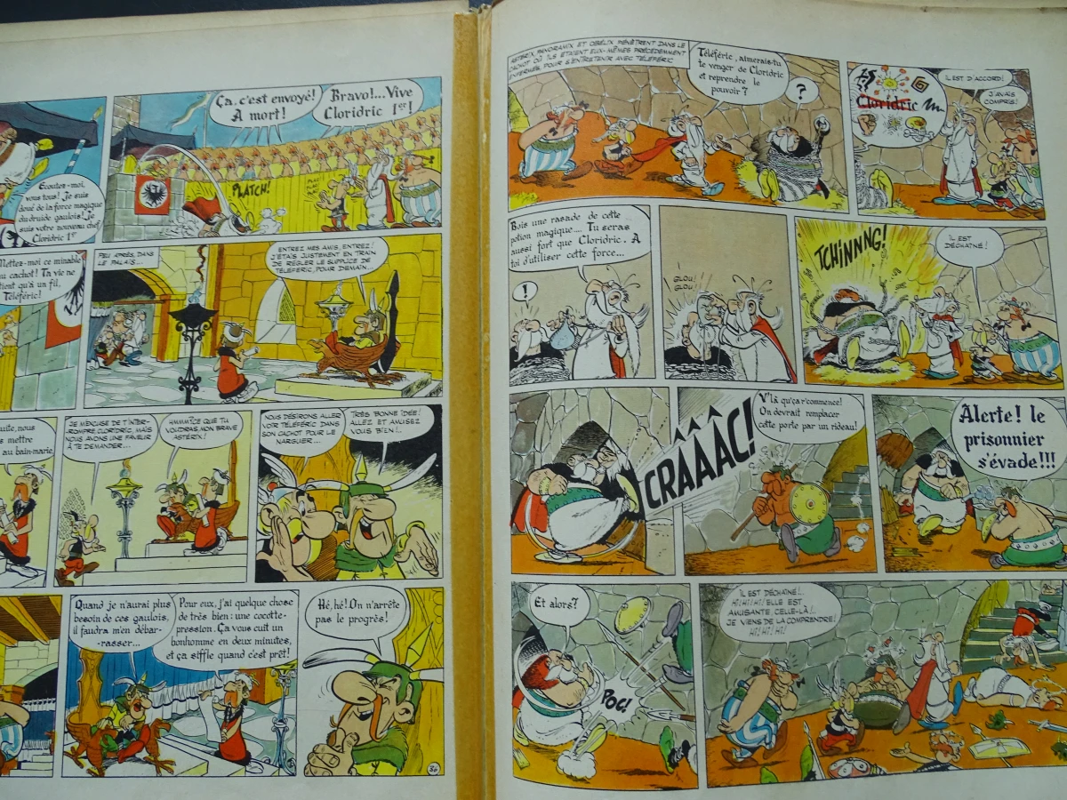 17 Franse; waarbij eerste drukken; stripverhalen "Asterix"