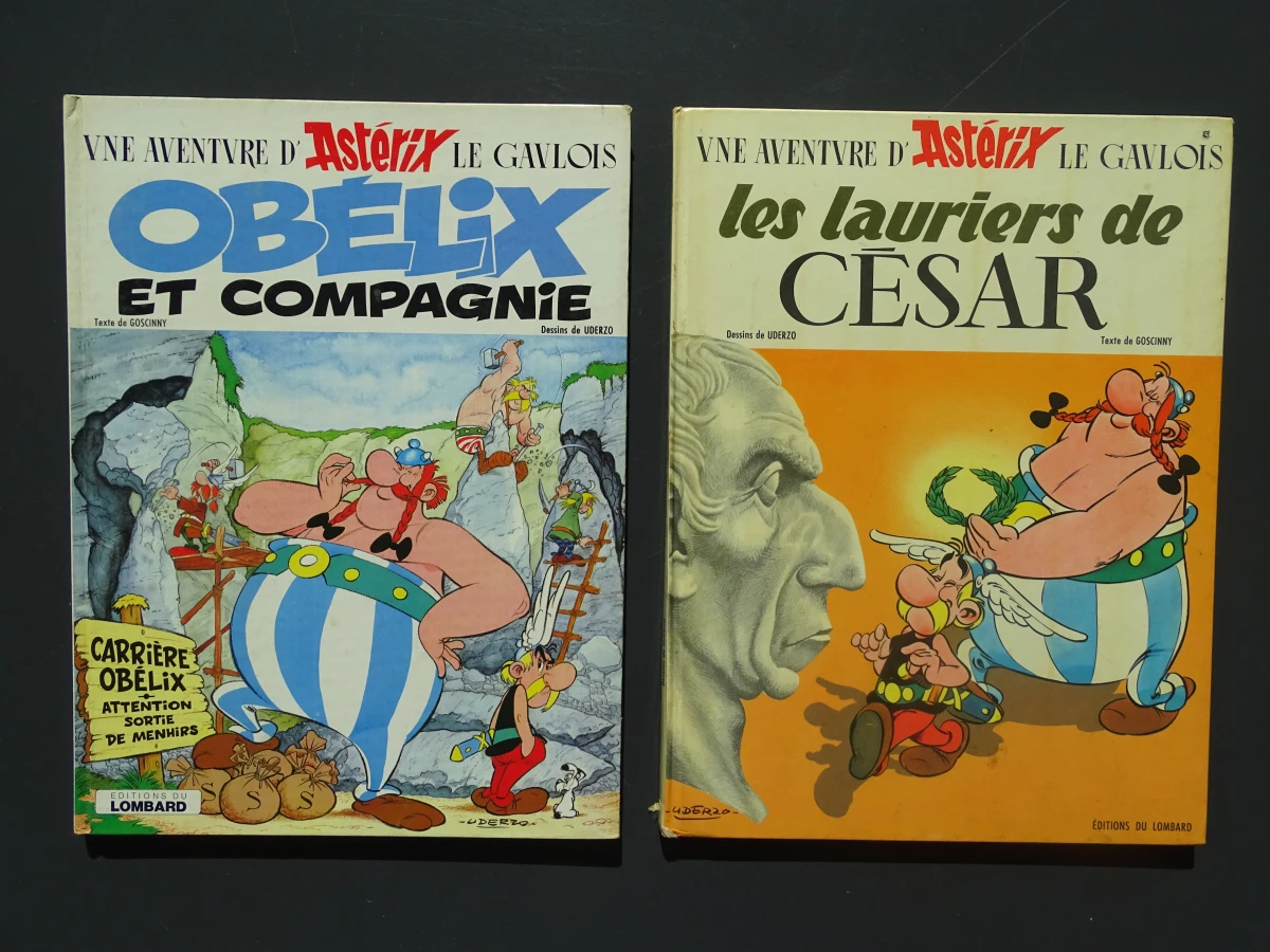 17 Franse; waarbij eerste drukken; stripverhalen "Asterix"