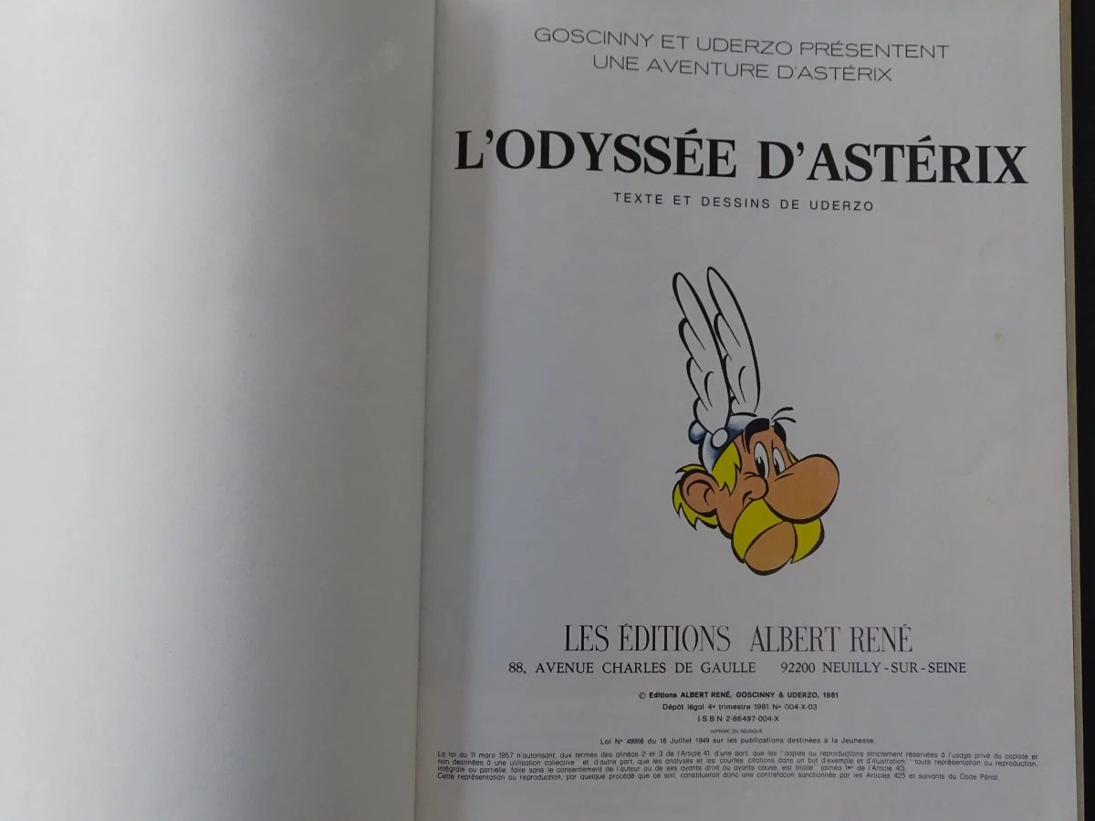 17 Franse; waarbij eerste drukken; stripverhalen "Asterix"