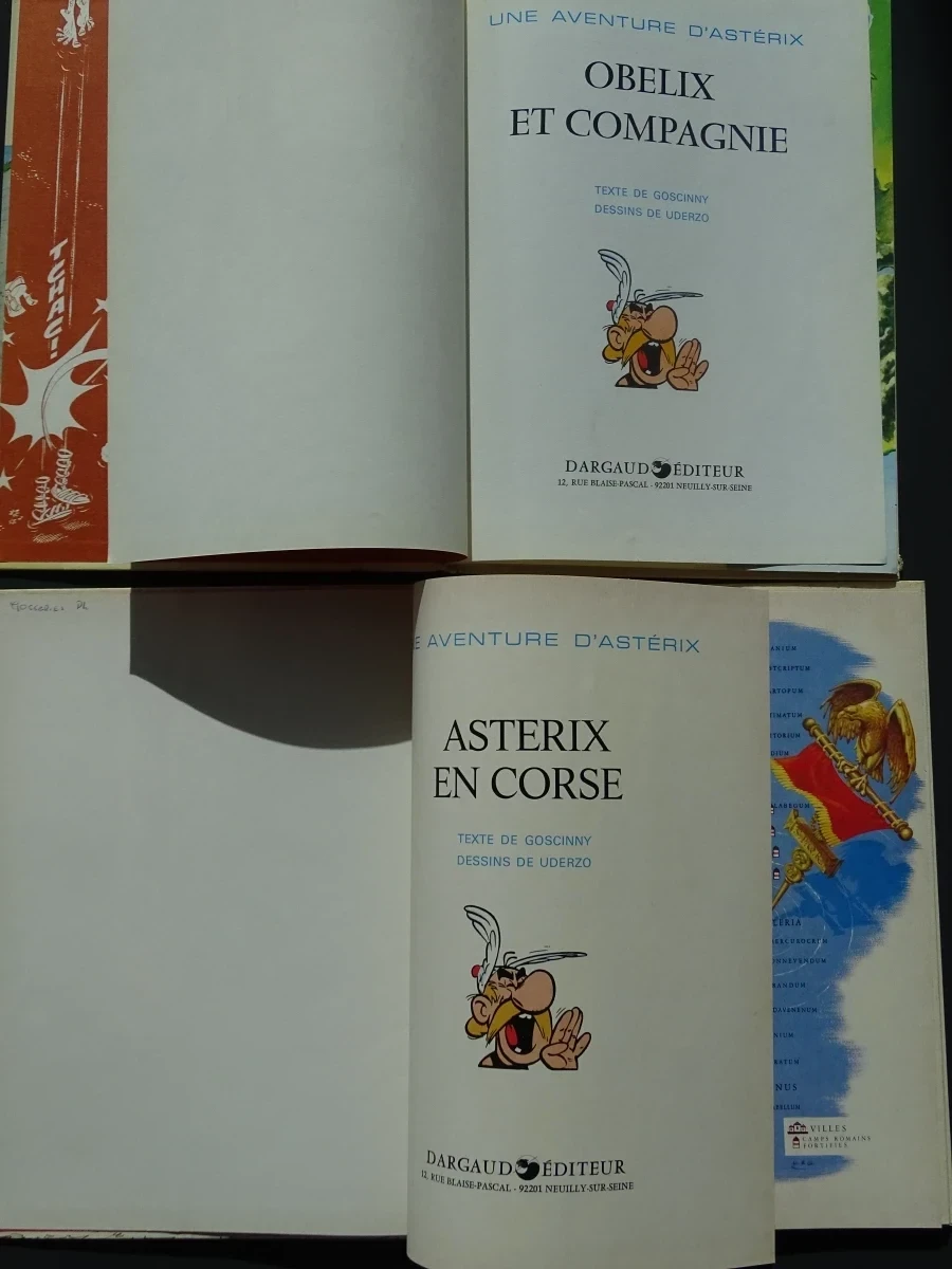 17 Franse; waarbij eerste drukken; stripverhalen "Asterix"