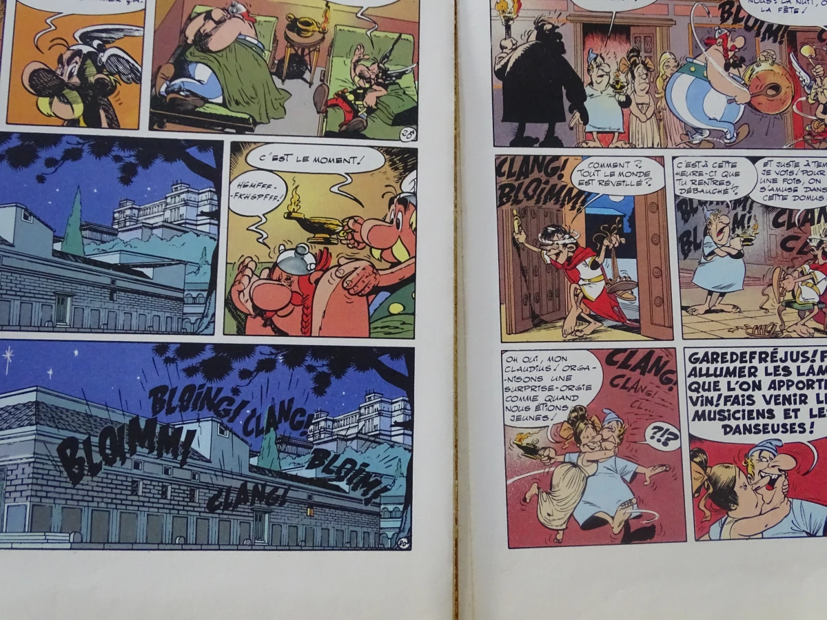 17 Franse; waarbij eerste drukken; stripverhalen "Asterix"