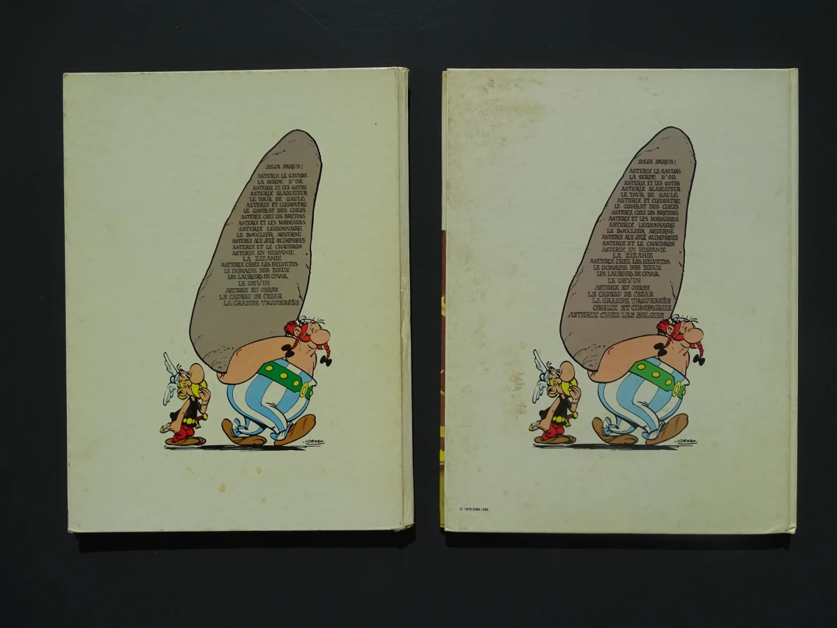 17 Franse; waarbij eerste drukken; stripverhalen "Asterix"
