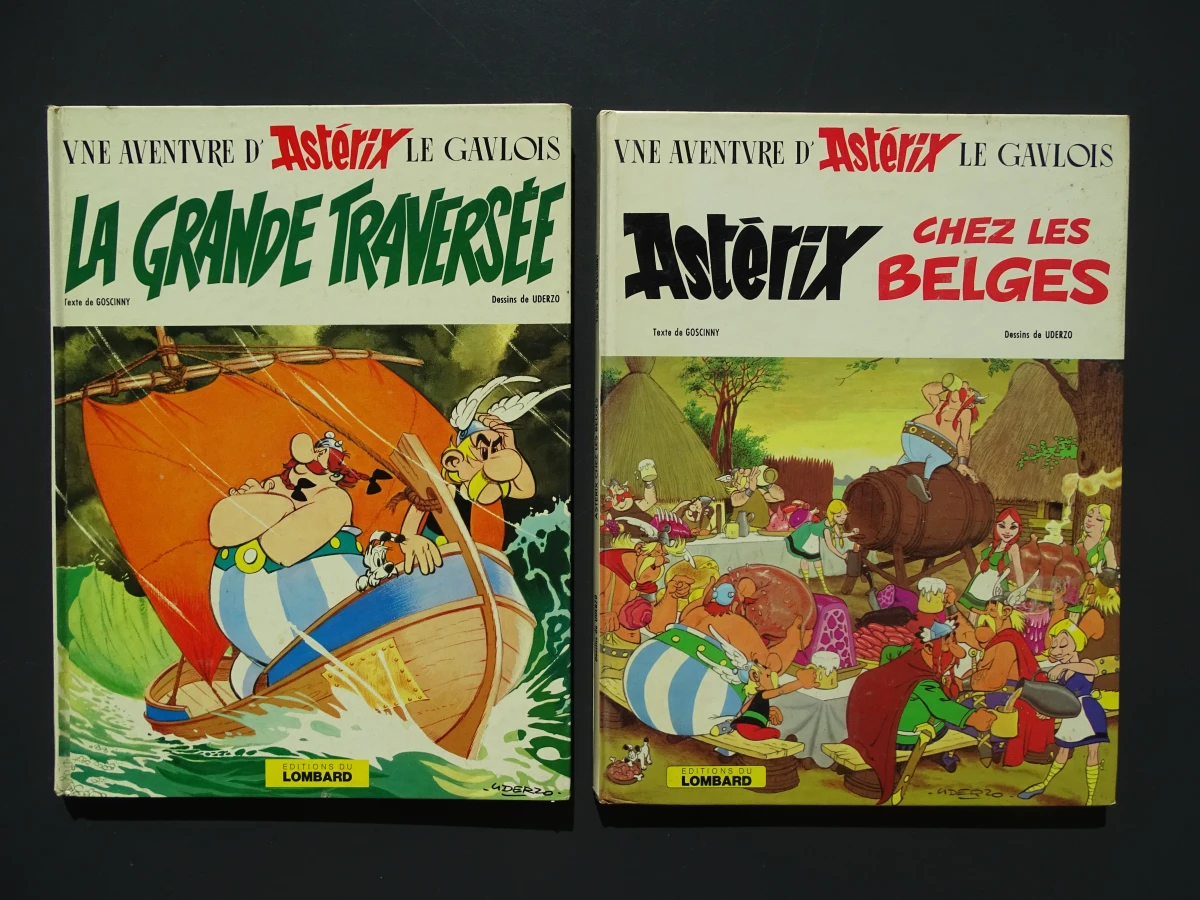 17 Franse; waarbij eerste drukken; stripverhalen "Asterix"