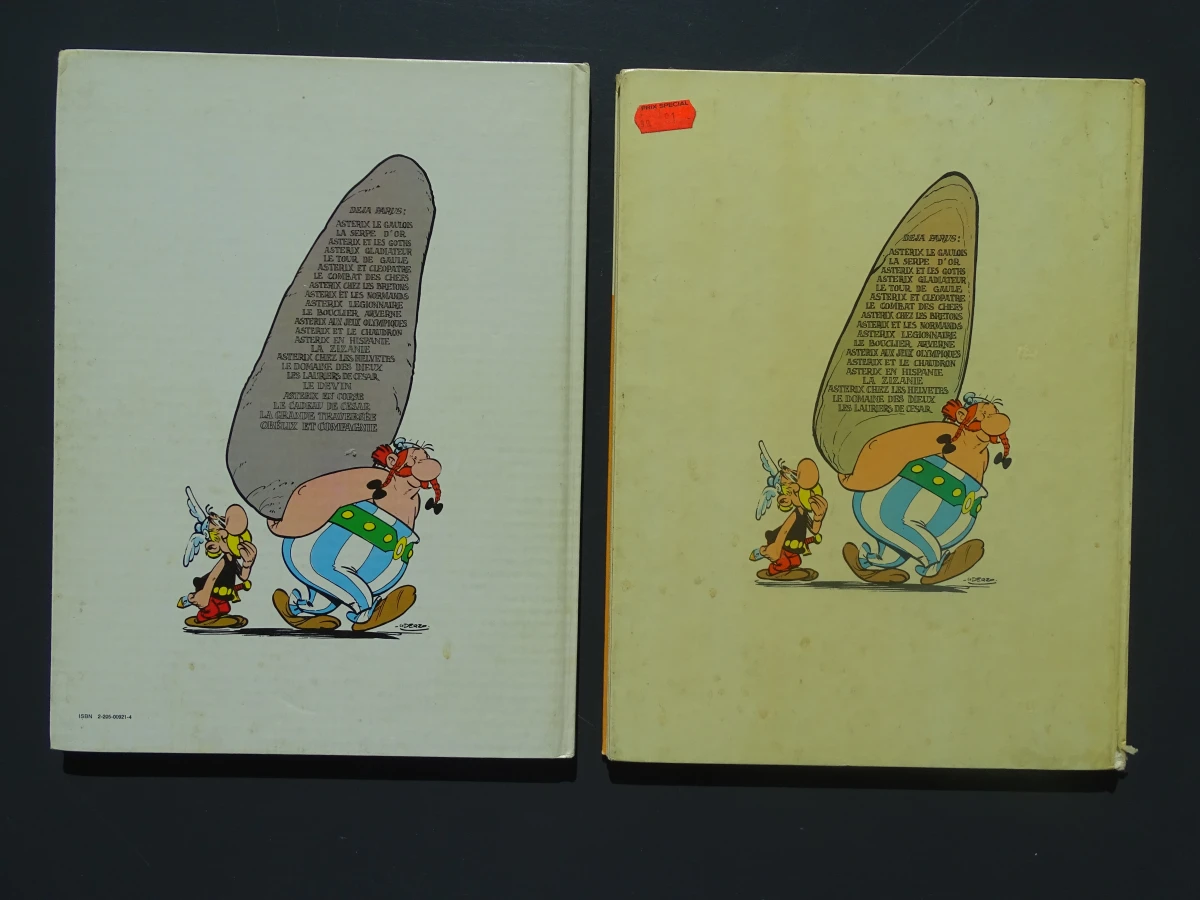 17 Franse; waarbij eerste drukken; stripverhalen "Asterix"