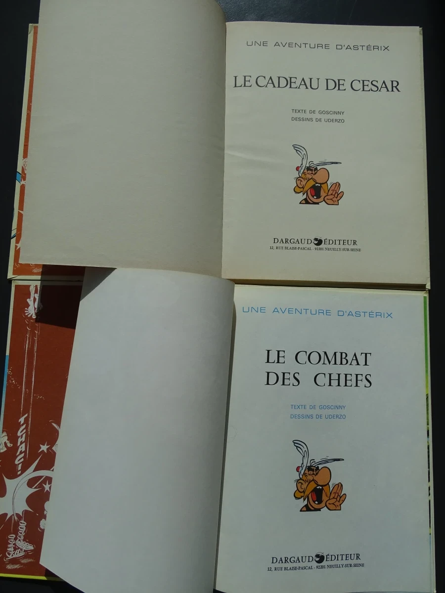 17 Franse; waarbij eerste drukken; stripverhalen "Asterix"