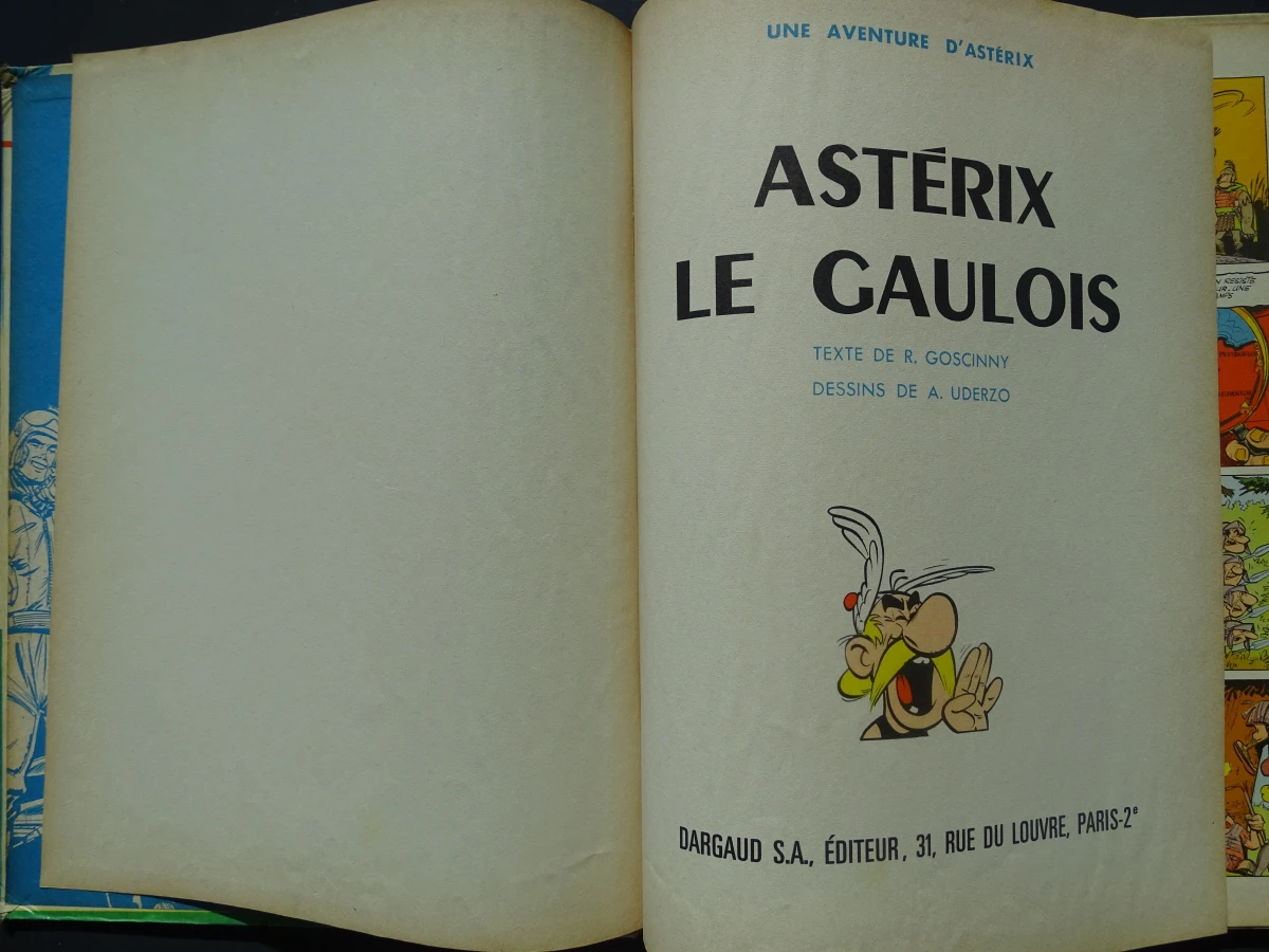 17 Franse; waarbij eerste drukken; stripverhalen "Asterix"
