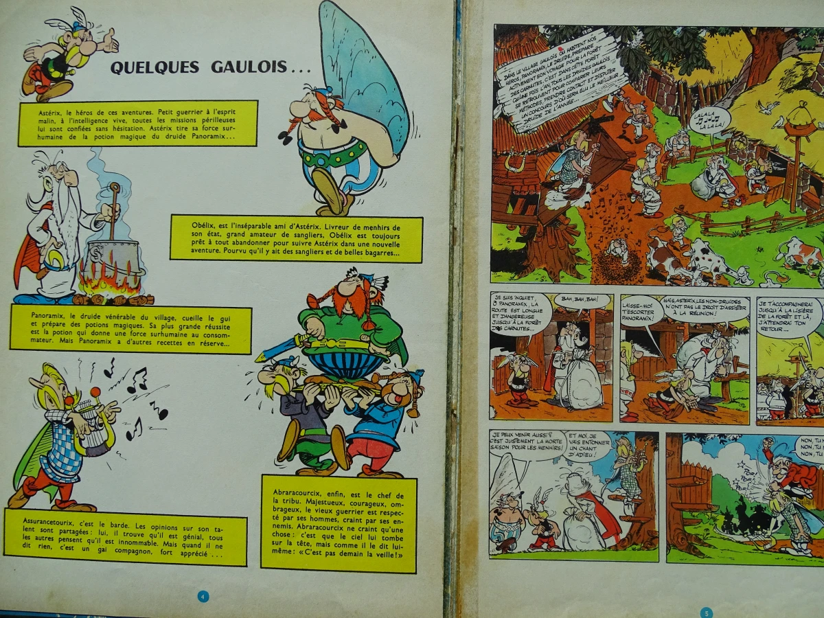 17 Franse; waarbij eerste drukken; stripverhalen "Asterix"