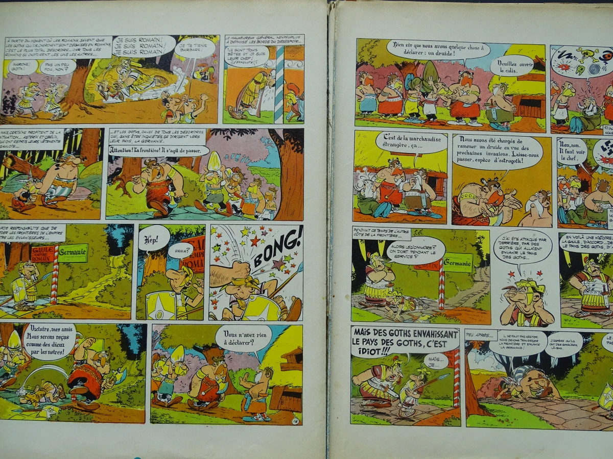 17 Franse; waarbij eerste drukken; stripverhalen "Asterix"