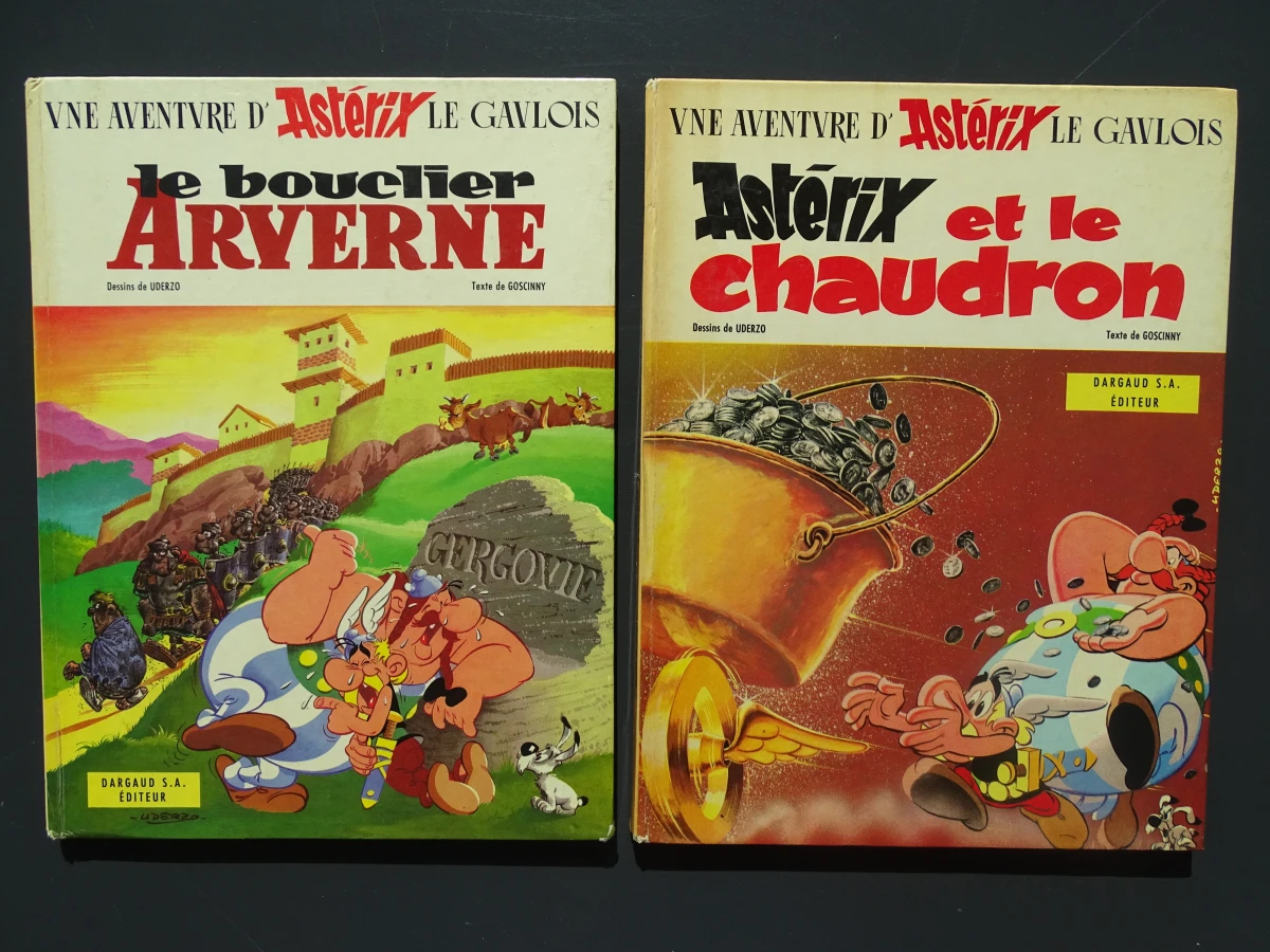 17 Franse; waarbij eerste drukken; stripverhalen "Asterix"