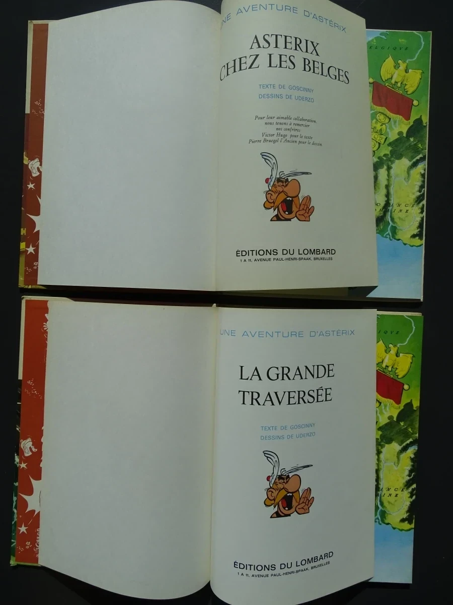 17 Franse; waarbij eerste drukken; stripverhalen "Asterix"