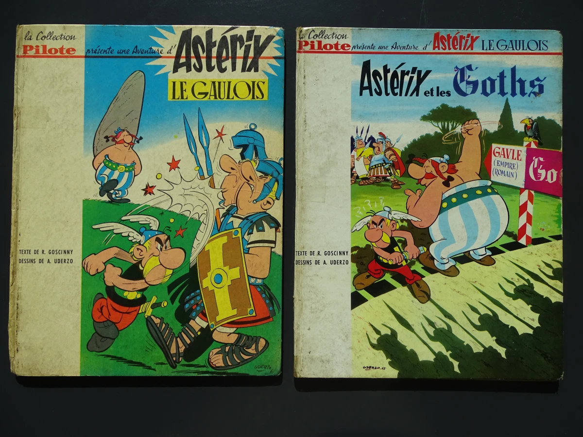 17 Franse; waarbij eerste drukken; stripverhalen "Asterix"