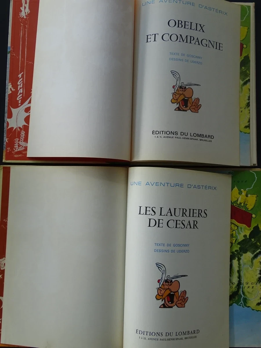 17 Franse; waarbij eerste drukken; stripverhalen "Asterix"
