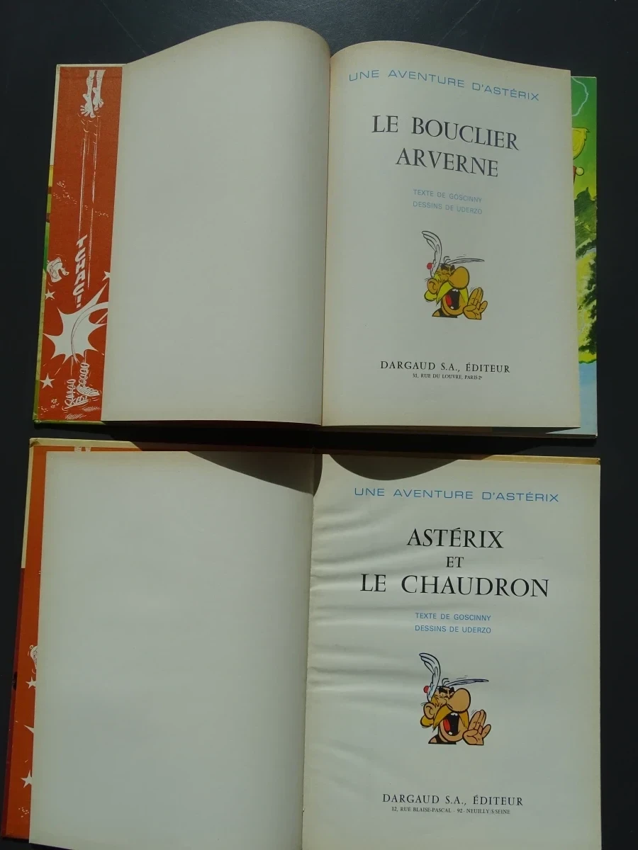 17 Franse; waarbij eerste drukken; stripverhalen "Asterix"
