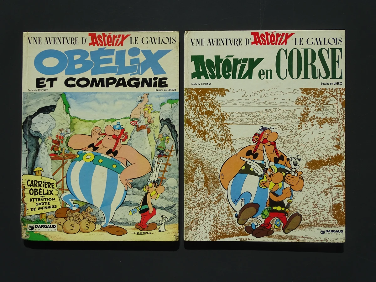 17 Franse; waarbij eerste drukken; stripverhalen "Asterix"