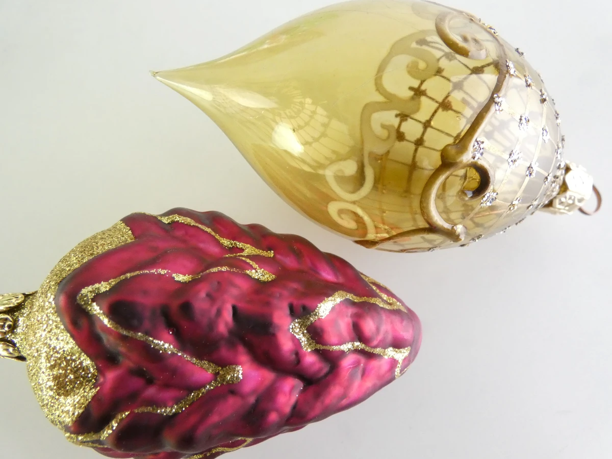 Set vintage kerstballen - foto 14