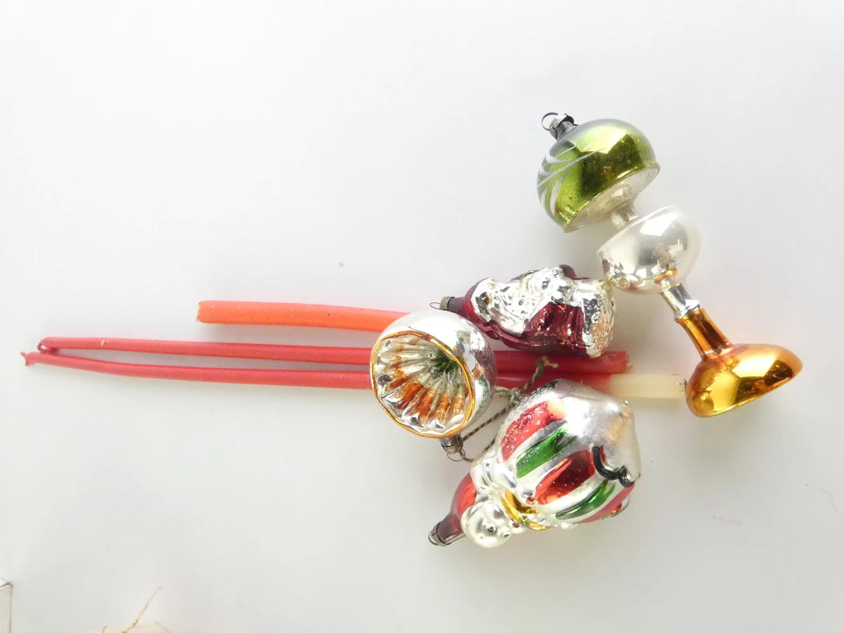 Set vintage kerstballen - foto 15