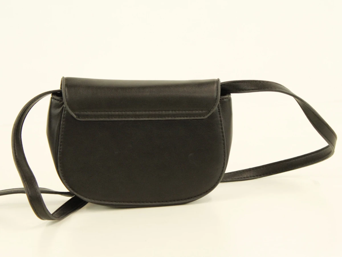 Diesel archive/Y2K kleine zwarte crossbodytas met oversized Oval D - foto 3