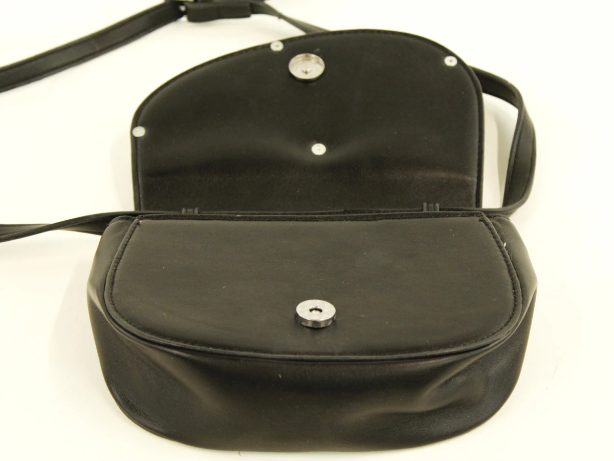 Diesel archive/Y2K kleine zwarte crossbodytas met oversized Oval D - foto 5