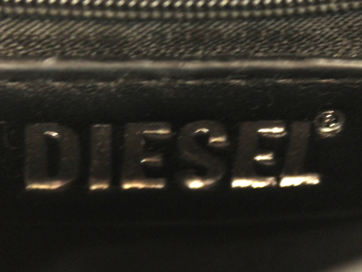 Diesel archive/Y2K kleine zwarte crossbodytas met oversized Oval D - foto 7