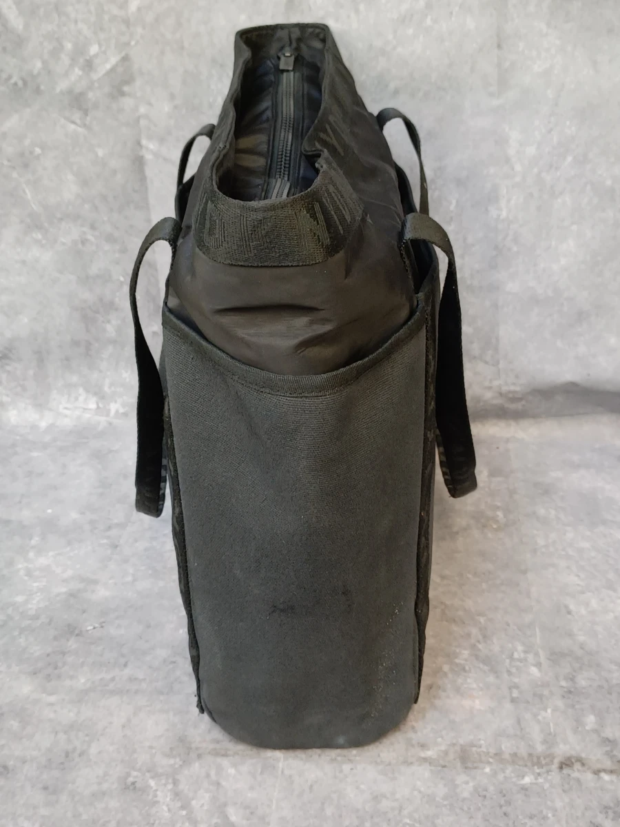 DKNY Zwarte Tote bag / schoudertas met logoband - foto 7
