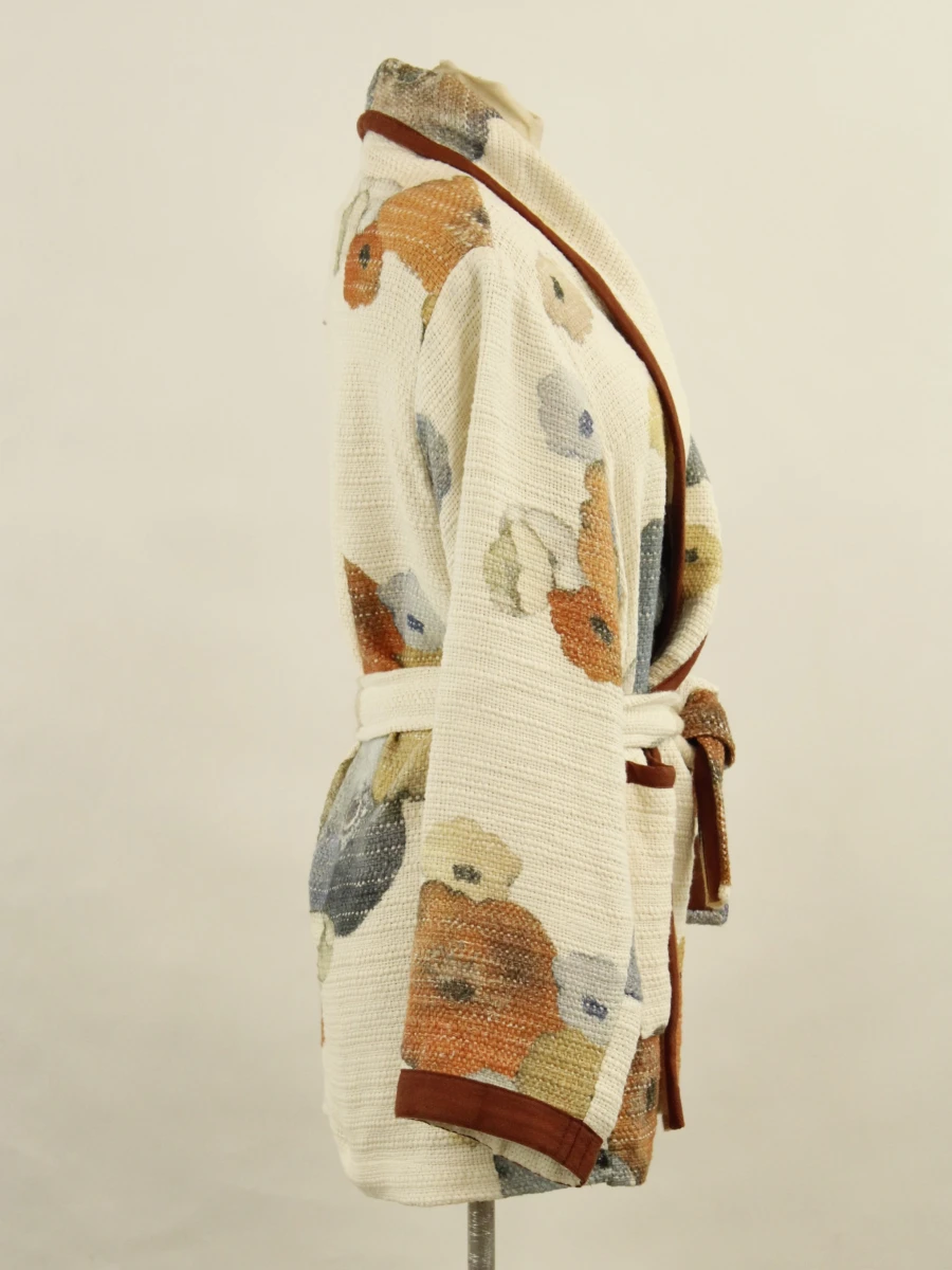 AVDW Antwerp by Annick Vanden Weghe - gebloemde vest met ceintuur - foto 5