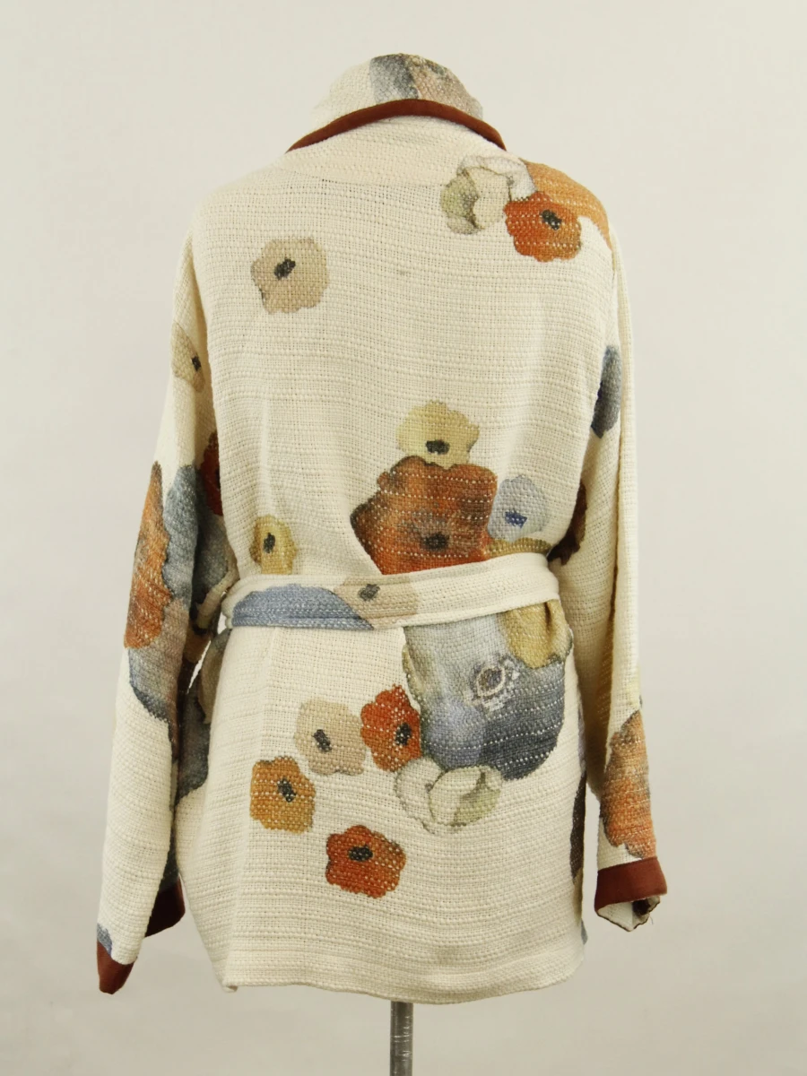 AVDW Antwerp by Annick Vanden Weghe - gebloemde vest met ceintuur - foto 6
