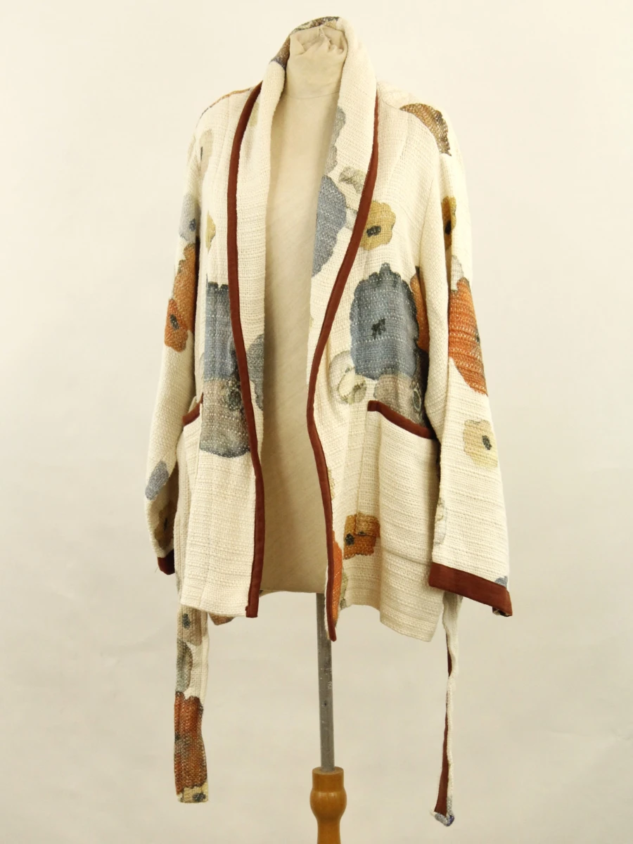 AVDW Antwerp by Annick Vanden Weghe - gebloemde vest met ceintuur - foto 7