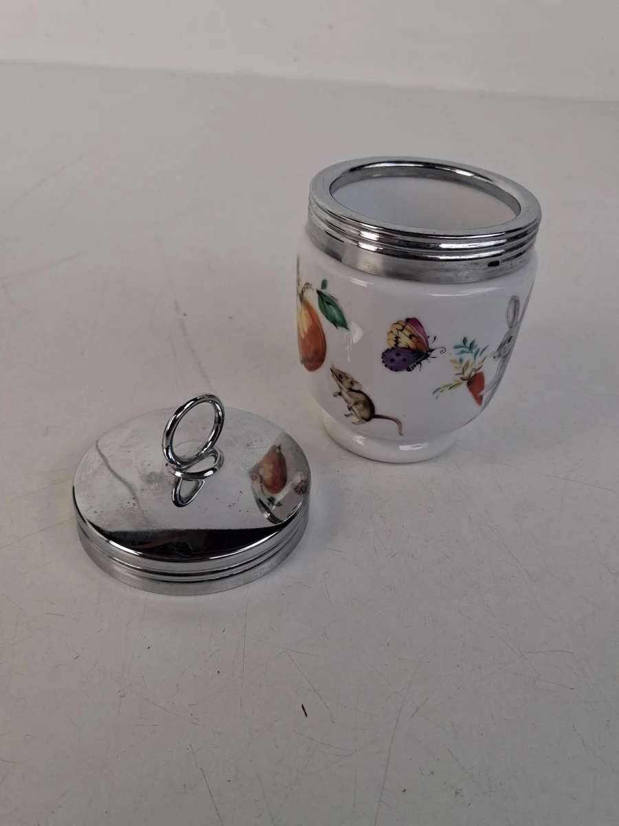 Klassieke porseleinen Royal Worcester Egg Coddler
