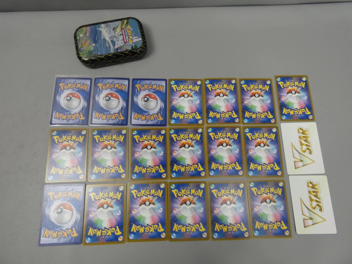 Pokémon verzameling met bewaarblik (21 stuks) - foto 7