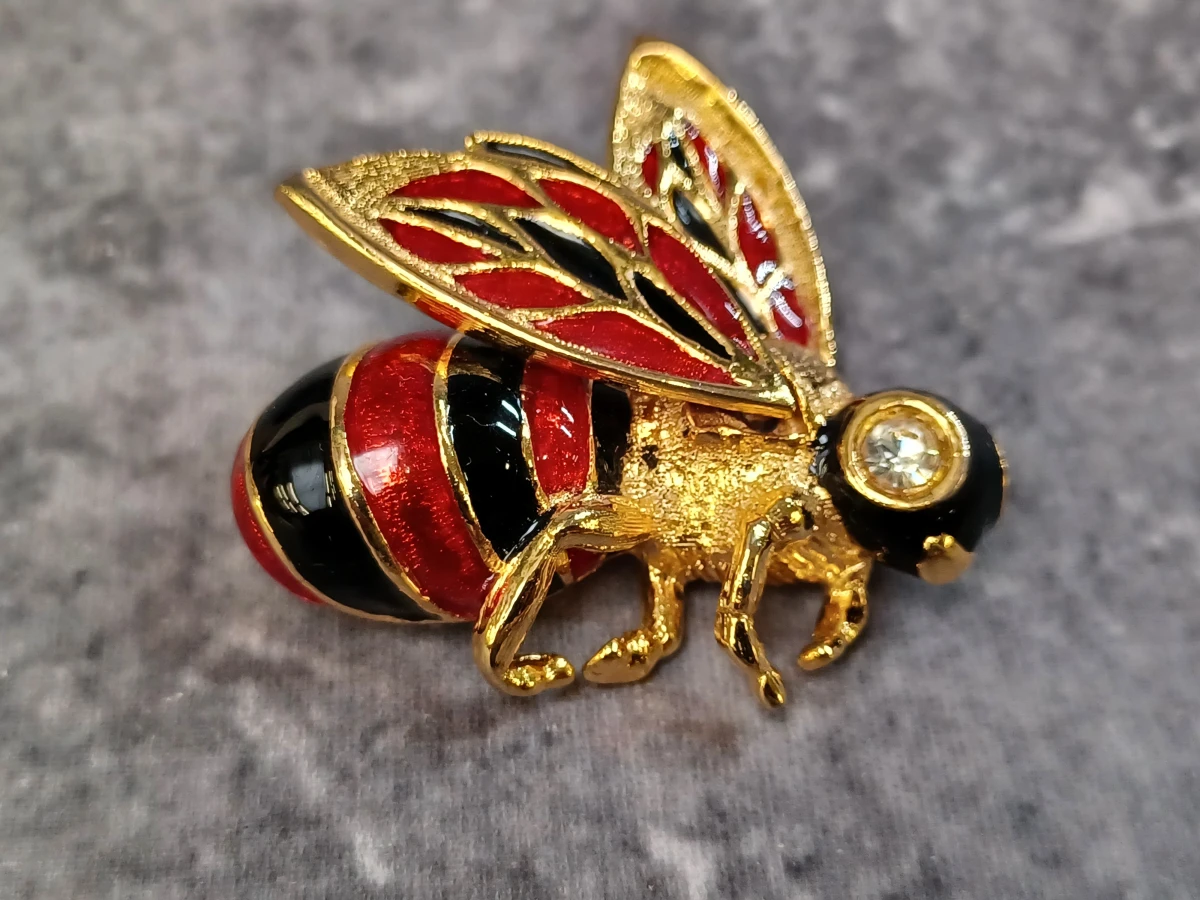 Sfeervolle set van 4 vintage broches - Natuur en dieren - foto 2