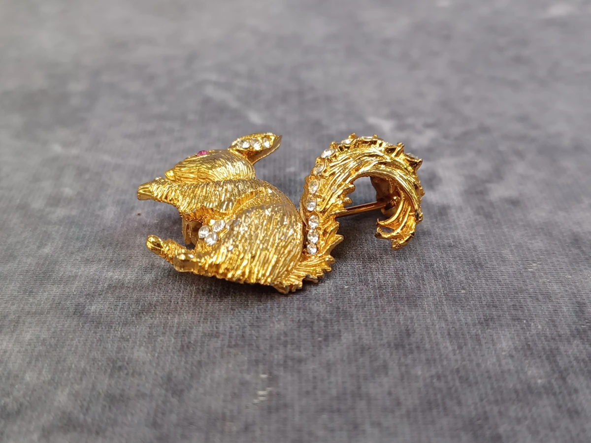 Sfeervolle set van 4 vintage broches - Natuur en dieren - foto 8