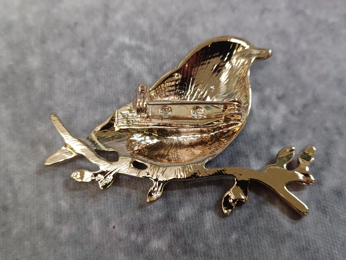 Sfeervolle set van 4 vintage broches - Natuur en dieren - foto 3