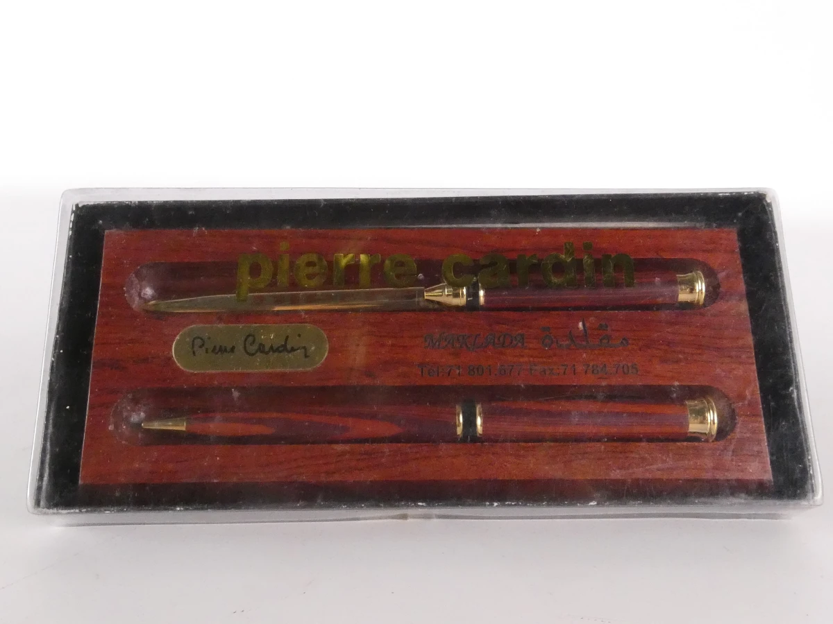 Pierre Cardin pen en briefopener set in houten etui