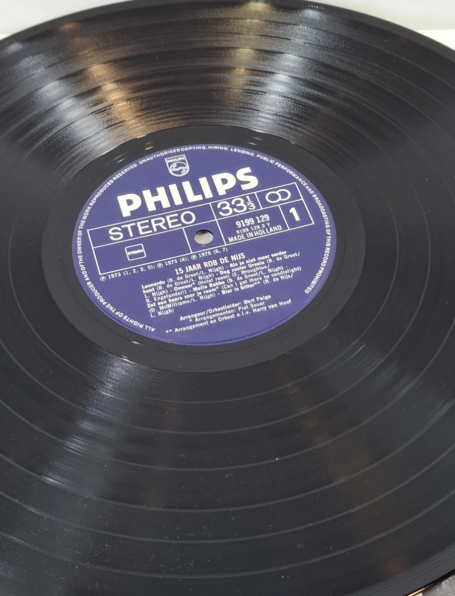 Verzameling van 7 vinylplaten Rob de Nijs met hoes - foto 11