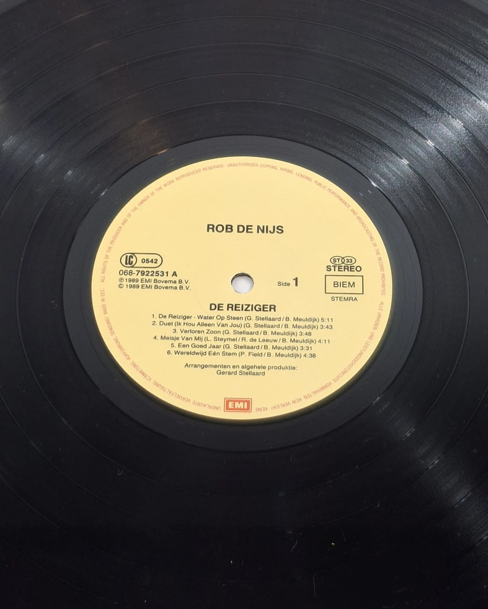 Verzameling van 7 vinylplaten Rob de Nijs met hoes - foto 15