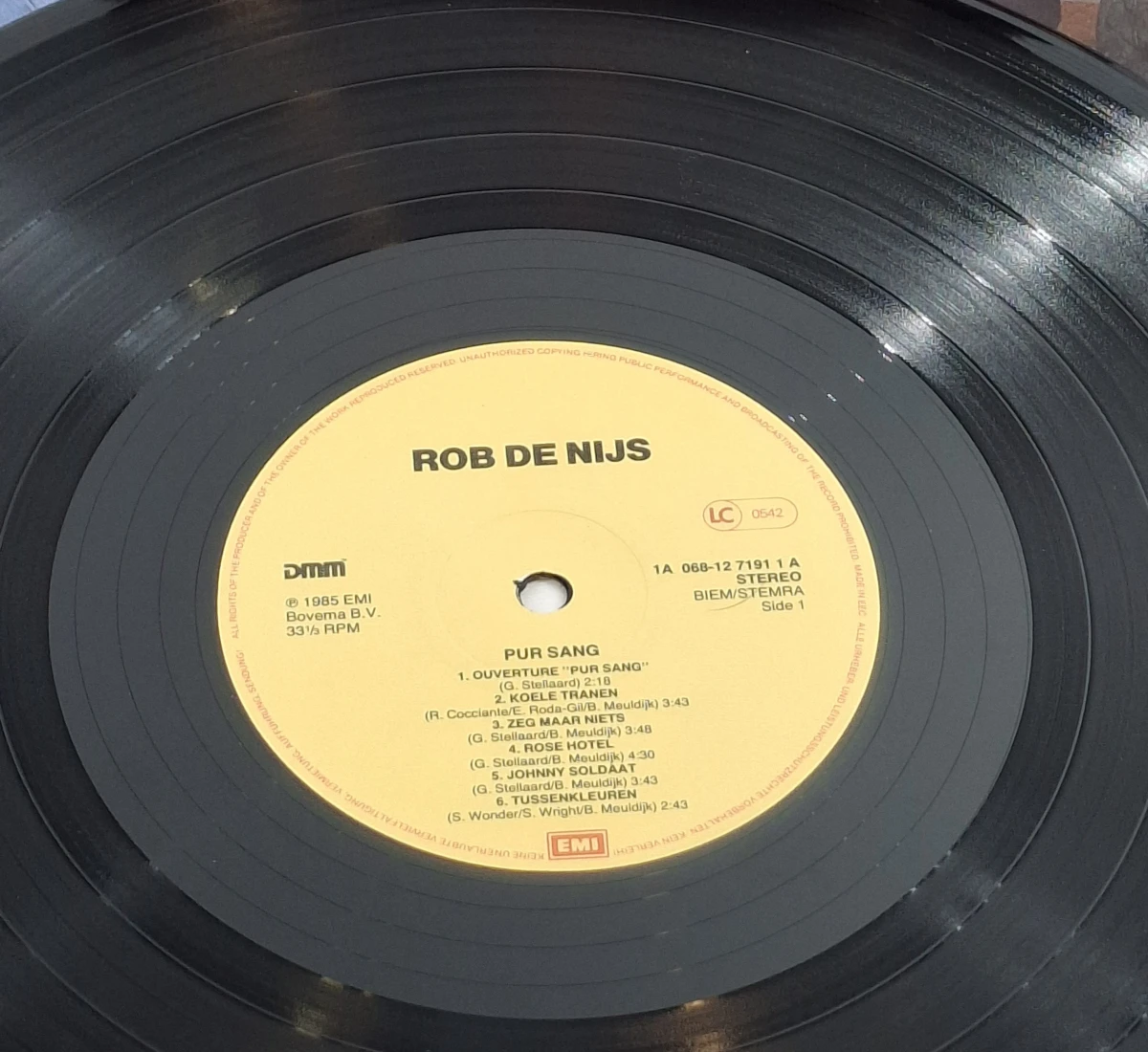 Verzameling van 7 vinylplaten Rob de Nijs met hoes - foto 17