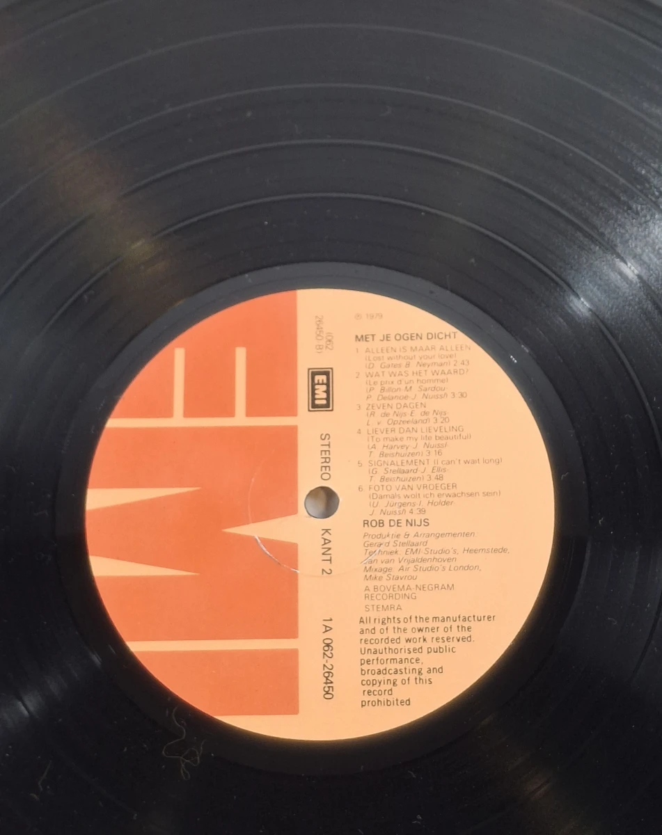 Verzameling van 7 vinylplaten Rob de Nijs met hoes - foto 13