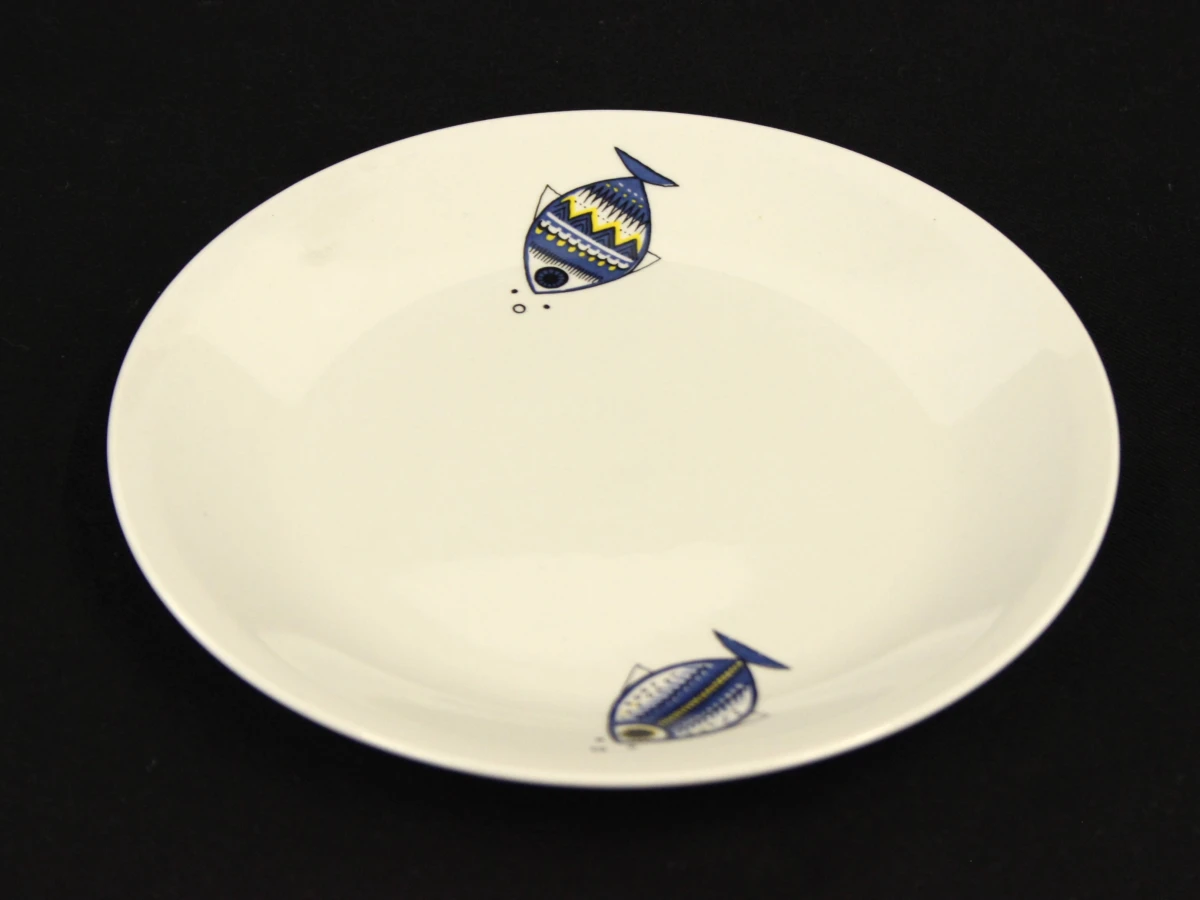 16 delig Villeroy & Boch ‘Viking’ vissservies - jaren ’60-’70 - foto 7