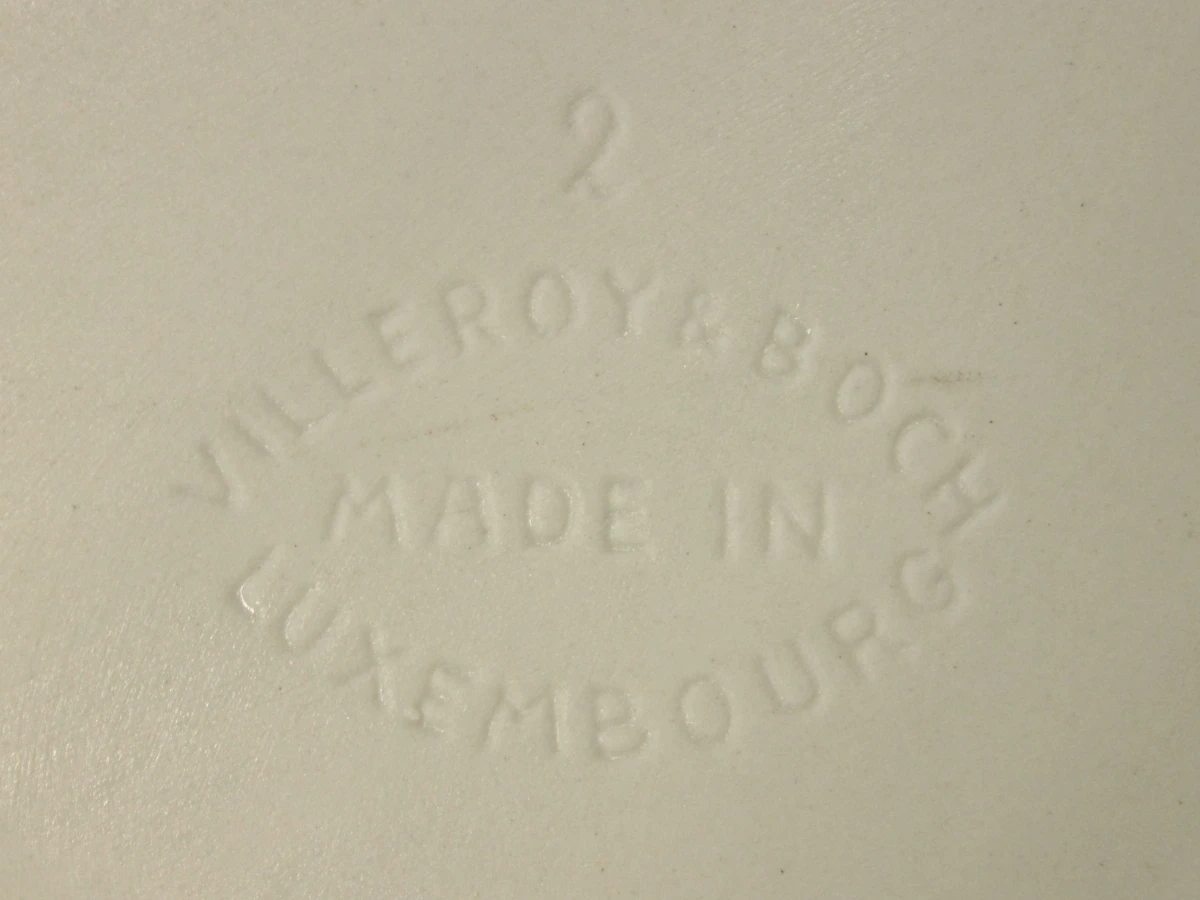 16 delig Villeroy & Boch ‘Viking’ vissservies - jaren ’60-’70 - foto 14