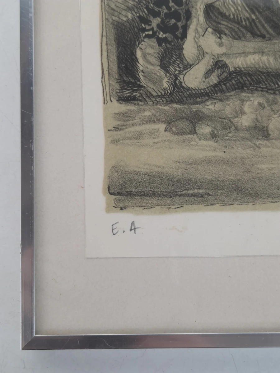 Surrealistische Lithografie / Epreuve d'Artiste – Gesigneerd door W. Rousmaus