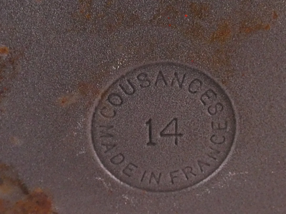 Vintage Cousances Cocotte – Oranje Gietijzer - foto 6