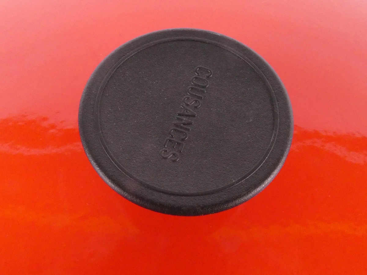Vintage Cousances Cocotte – Oranje Gietijzer - foto 9