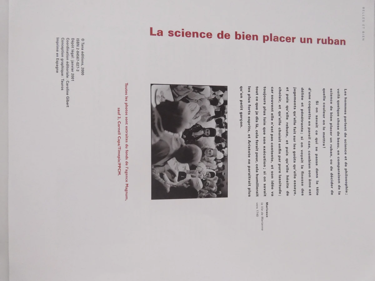 Je serai la plus belle – Fotoboek