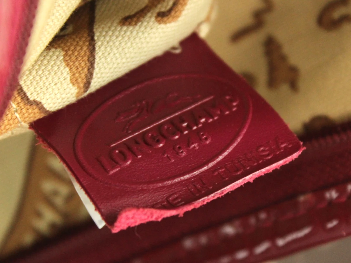 Longchamp - fuchsia schoudertas met laklederen details - made in France - foto 8