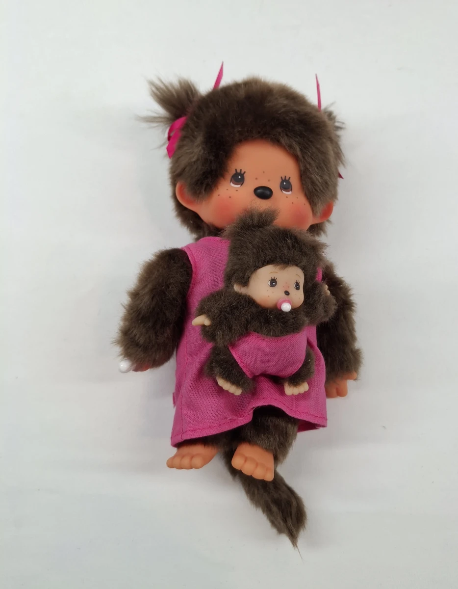 Set van 4 vintage Monchhichi poppen - foto 4