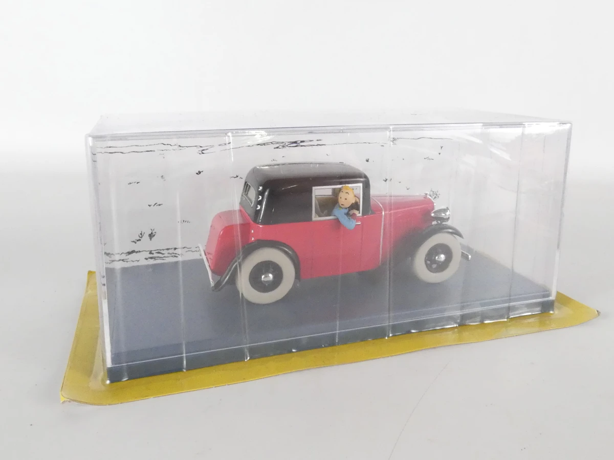 Uniek Lot van 4 Kuifje Modelauto's (Atlas Editions) – Nog in Sealed verpakking!
