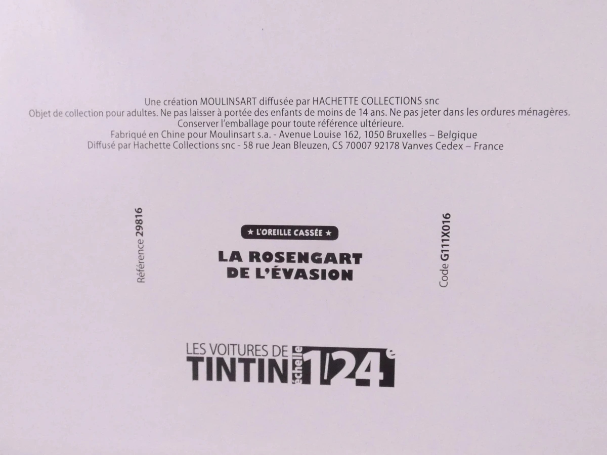 Uniek Lot van 4 Kuifje Modelauto's (Atlas Editions) – Nog in Sealed verpakking!